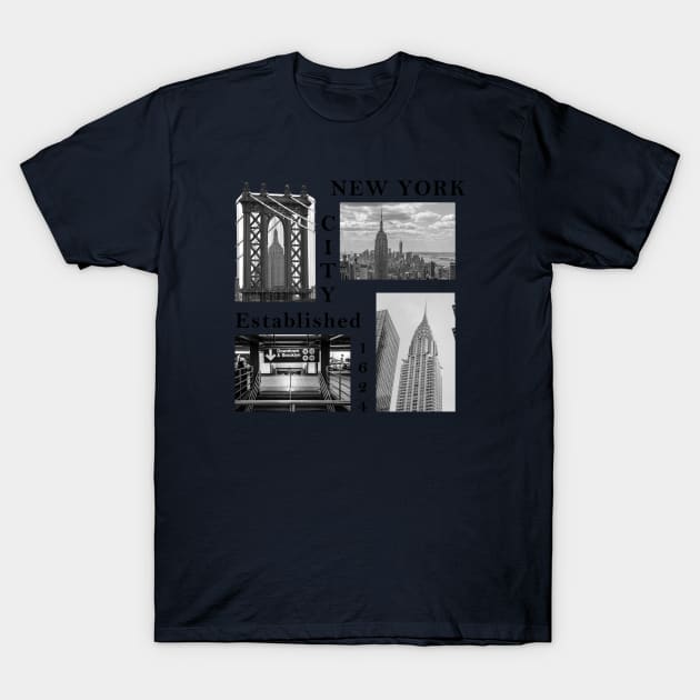 New York City T-Shirt by StormChaserD